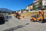 İspir’de heyelanlı bölgeye müdahale başladı