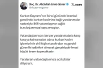 İstanbul İl Sağlık Müdürü Güner: "Kurban kesimine bağlı 869 vatandaşımız sağlık kuruluşlarımıza başvurmuştur"
