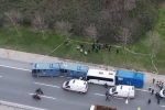 İstanbul’da 4 cezaevi aracı kaza yaptı