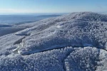 Istranca ormanlarında kar manzaraları