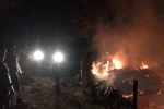 İvrindi’de hayvan damı yandı