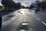İzmir Büyükşehir’in Helvacı asfaltı 11 günde çöktü