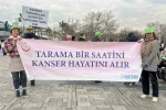 İzmir’de rahim ağzı kanserine dikkat çekmek için pedal çevrildi