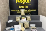İzmir’de torbacılara operasyonda yüklü miktarda uyuşturucu ele geçirildi