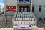 Jandarma 2 bin 270 litre sahte sıvı gübre ele geçirildi