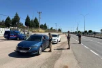 Jandarmadan bayram trafiği denetimi ve huzur-güven uygulaması