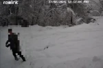 Kaçak avlanan şahıs fotokapana yakalandı