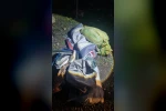 Kaçak balık avı yapan şahıslar fotokapana yakalandı