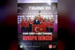 Kadın Güreş Milli Takımı, Avrupa ikincisi