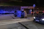 Kağıthane’de alkollü sürücü viyadükte kazaya neden oldu: Cip yan yattı