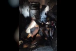Kahramanmaraş'ta ev yangını