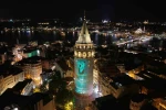 Kahramanmaraş’ın edebiyat ışığı Galata Kulesi’ne yansıdı