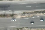 Kahramanmaraş’ta depremde 7 metre kayan yol dikkat çekiyor