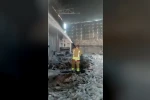 Kahramanmaraş’ta fabrika yangını