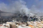 Kahramanmaraş’ta iş yeri yangını söndürüldü