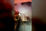 Kahramanmaraş’ta metruk evde yangın