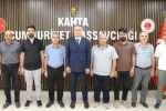 Kahta Gazeteciler ve Yazarlar Cemiyeti’nden Cumhuriyet Başsavcısı Atalay’a hayırlı olsun ziyareti 