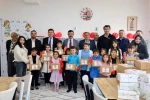 Kahta’daki köy okulunda kütüphane açıldı