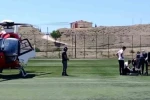 Kalp krizi geçiren hasta hava ambulansıyla Malatya’ya sevk edildi