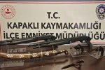 Kapaklı’da tarihi silahlar ele geçirildi