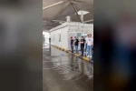 Kapıkule’de yollar göle döndü, tarlalar zarar gördü