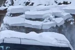 Kar temizliği sırasında facianın eşiğinden dönüldü