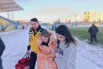 Kar ve soğuğa rağmen Ağrı Kadın Futbol Takımı’ndan 4 gollü galibiyet