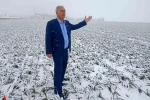 Kar yağışı sarımsak üreticisinin yüzünü güldürecek