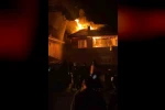 Karabük’te iki katlı evde korkutan yangın