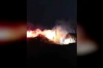 Karabük’te samanlık ve odunluk yangında küle döndü