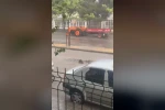 Karacabey’de şiddetli yağmur yolları göle çevirdi