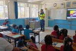 Karacasu’da ilkokul öğrencilerine trafik eğitimi
