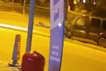 Karaman’da belediye işçisinin ölümüyle sonuçlanan kaza kamerada