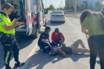 Karaman’da hafif ticari araçla çarpışan motosikletin sürücüsü yaralandı