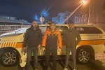 Karaman’da karda mahsur kalan aileyi AFAD kurtardı