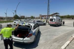 Karaman’da otomobille çarpışan motosikletin sürücüsü yaralandı