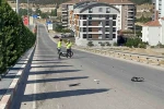 Karaman’da otomobille çarpışıp devrilen motosikletin sürücüsü yaralandı