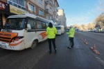 Karaman’da toplu ulaşım araçları denetlendi