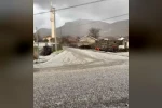 Karapınar’da dolu yağışı