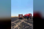 Karapınar’da 15 dönüm arpa ekili tarla yangında zarar gördü