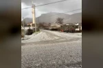 Karapınar’da dolu yağışı