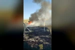 Karapınar’da iki farklı noktada ot yangını