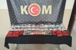Kargo paketinden 61 kilo kaçak nargile tütünü çıktı