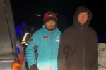 Karlı yollar aşıldı, hasta hastaneye ulaştırıldı