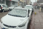 Karlıova’da nisan karı etkili oldu