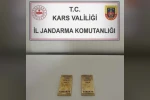 Kars’ta 2 kilo külçe altın ele geçirildi
