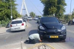 Karşı yola geçmek için alt geçidi kullanmadı, kaza kaçınılmaz oldu