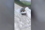 Kars’ta temmuz ortasında 3 metre kar