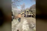 Kastamonu’da heyelanın kapattığı köy yolu ulaşıma açıldı