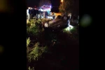 Kastamonu’da köpeğe çarpan otomobil kanala uçtu: 2 yaralı